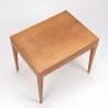 Severin Hansen oak vintage side table with drawer