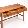 Mid-Century vintage kastje met 3 lades in teak en eiken