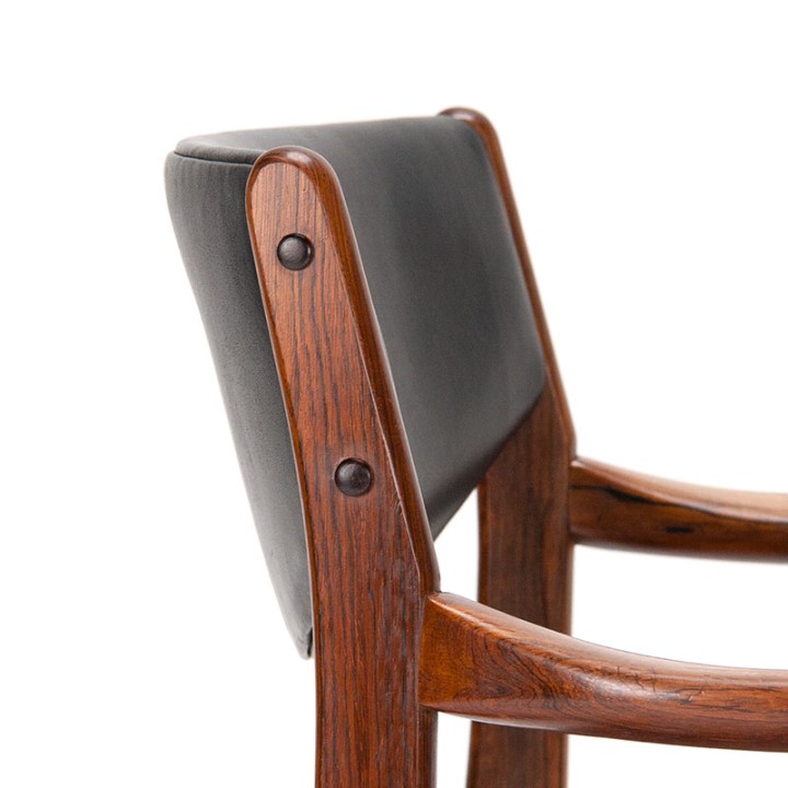 Godtfred H. Petersen Mid-Century Palissander bureaustoel