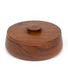 Teakhouten opbergschaaltje met deksel Mid-Century Deens
