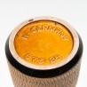 Bay keramiek Mid-Century vaas in geel/ bruine tint