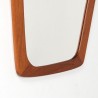 Mid-century Danish vintage mirror in organic design
