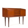 Klein model vintage Mid-Century kastje/ dressoirtje in teak