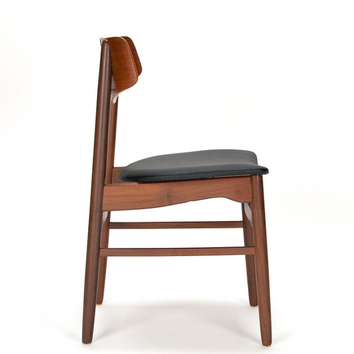 Jaren vijftig Deense vintage eettafel stoel