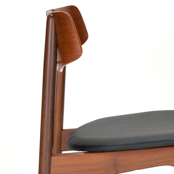 Jaren vijftig Deense vintage eettafel stoel