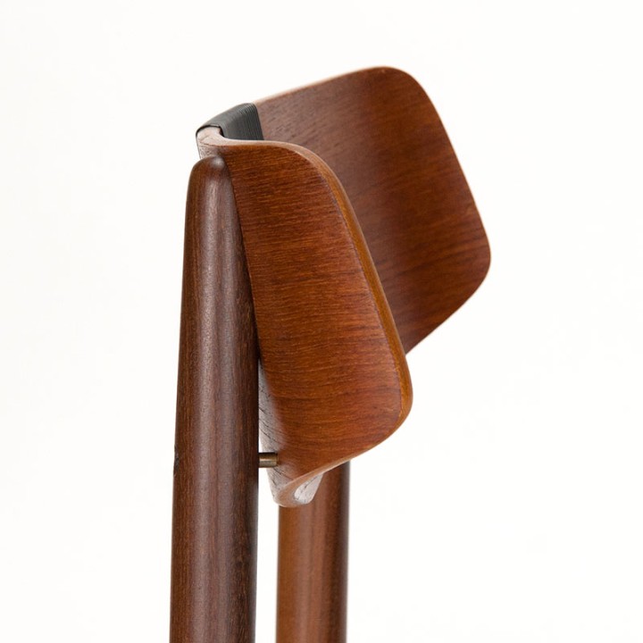 Jaren vijftig Deense vintage eettafel stoel