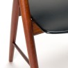 Danish vintage chair with round backrest