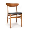 Model 210 van Farstrup set Deense vintage eettafel stoelen