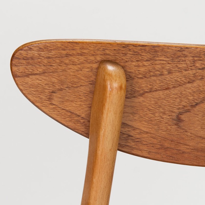 Model 210 van Farstrup set Deense vintage eettafel stoelen