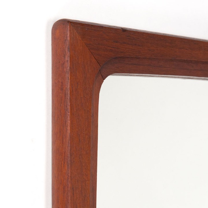 Vintage Mid-Century Danish teak mirror from 1960-1969