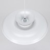 White model vintage Danish pendant lamp
