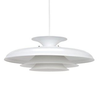 White model vintage Danish pendant lamp