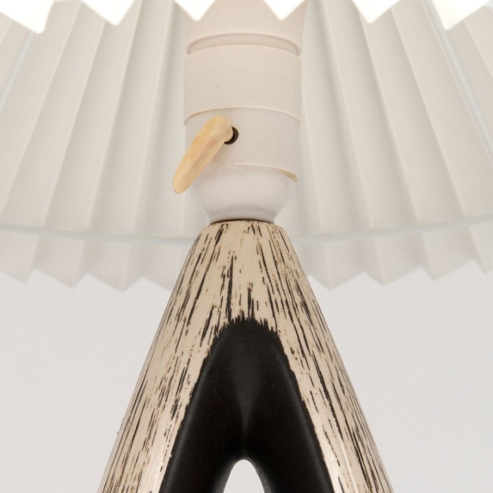 Søholm Bornholm Danish vintage ceramic table lamp