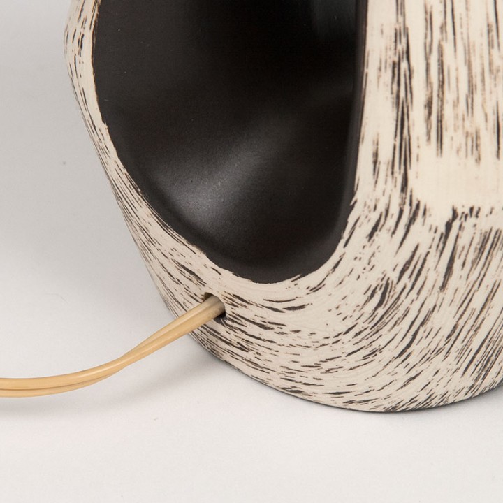 Søholm Bornholm Danish vintage ceramic table lamp