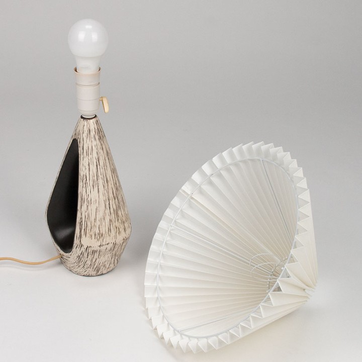 Søholm Bornholm Danish vintage ceramic table lamp