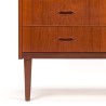 Mid-Century Danish teak chest of drawers with 4 drawers