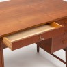 Mid-Century Danish vintage desk in teak