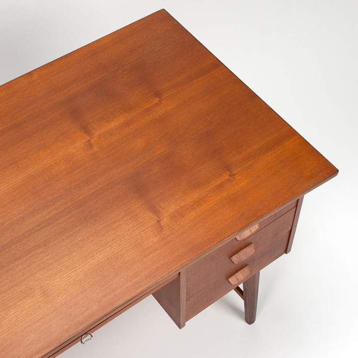Mid-Century Danish vintage desk in teak