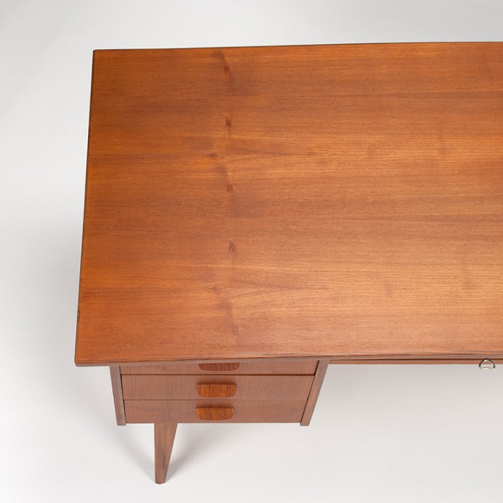 Mid-Century Deens bureau vintage model in teakhout