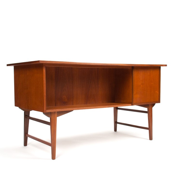 Mid-Century Deens bureau vintage model in teakhout