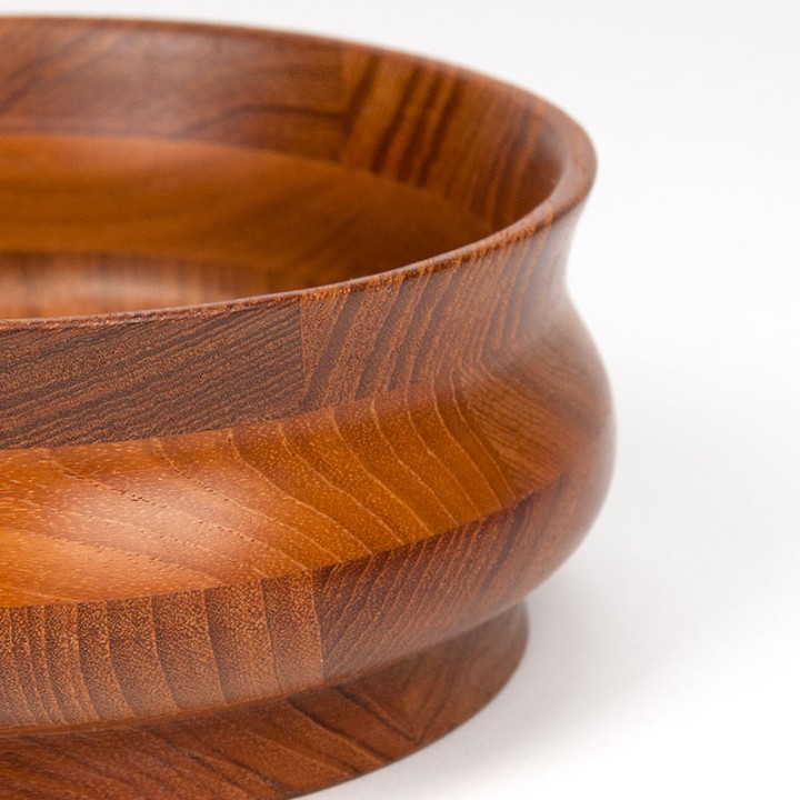 Teak vintage serving dish from the late sixties