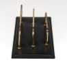 Vintage letter holder with brass brackets