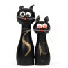 Vintage salt and pepper shakers in the shape of cats