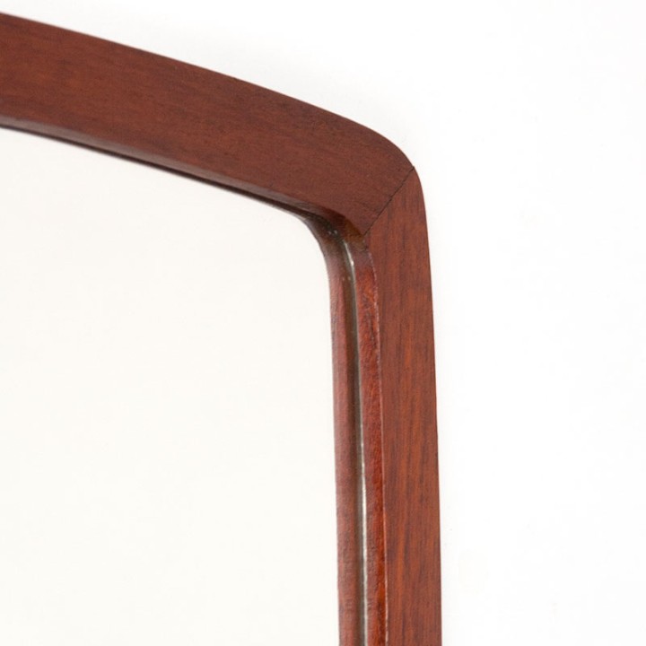 Mid-century vintage Danish mirror with organic design