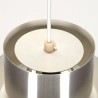 Aluminium Deense Mid-Century vintage hanglamp