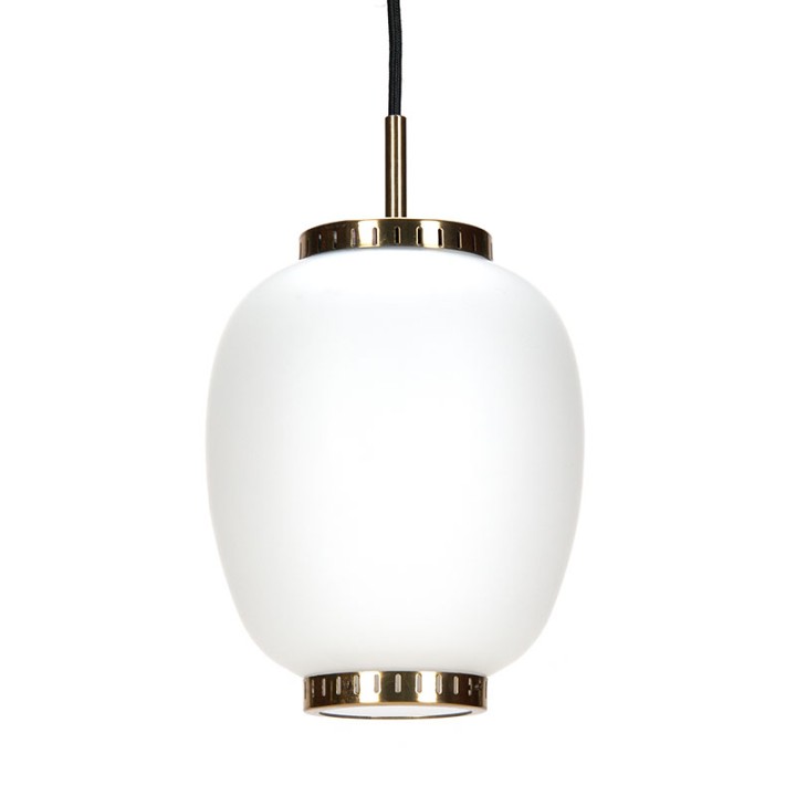 Deense vintage hanglamp Kina pendel van Bent Karlby