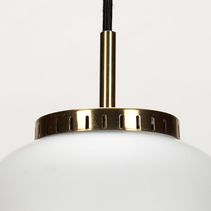 Deense vintage hanglamp Kina pendel van Bent Karlby