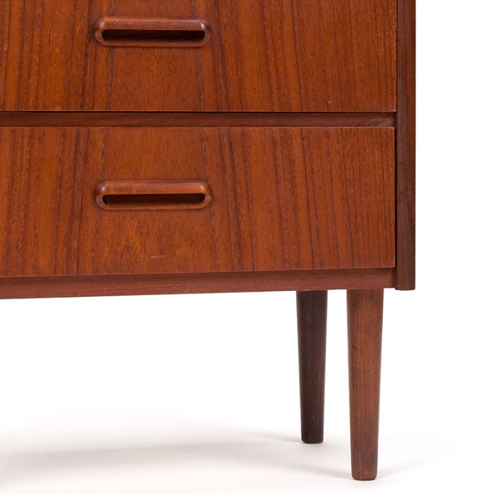 Ladekast met 3 lades vintage klein Deens model