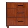Chest of drawers with 3 drawers, vintage small Danish model