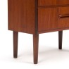 Ladekast met 3 lades vintage klein Deens model