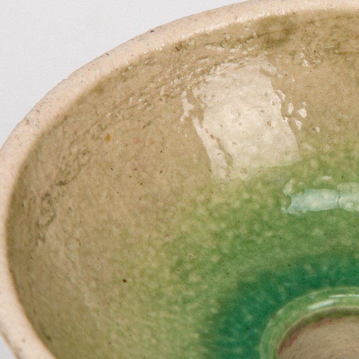 Pieter Groeneveldt earthenware vintage candlestick