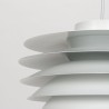 Svend Middelboe Mid-Century Verona hanglamp wit