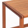 Teakhouten planten- en/ of bijzettafel Mid-Century Deens