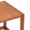 Teakhouten planten- en/ of bijzettafel Mid-Century Deens