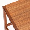 Teakhouten planten- en/ of bijzettafel Mid-Century Deens
