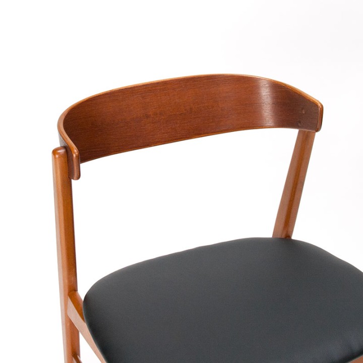 Farstrup Model 206 Mid-Century Deense stoel met ronde rug