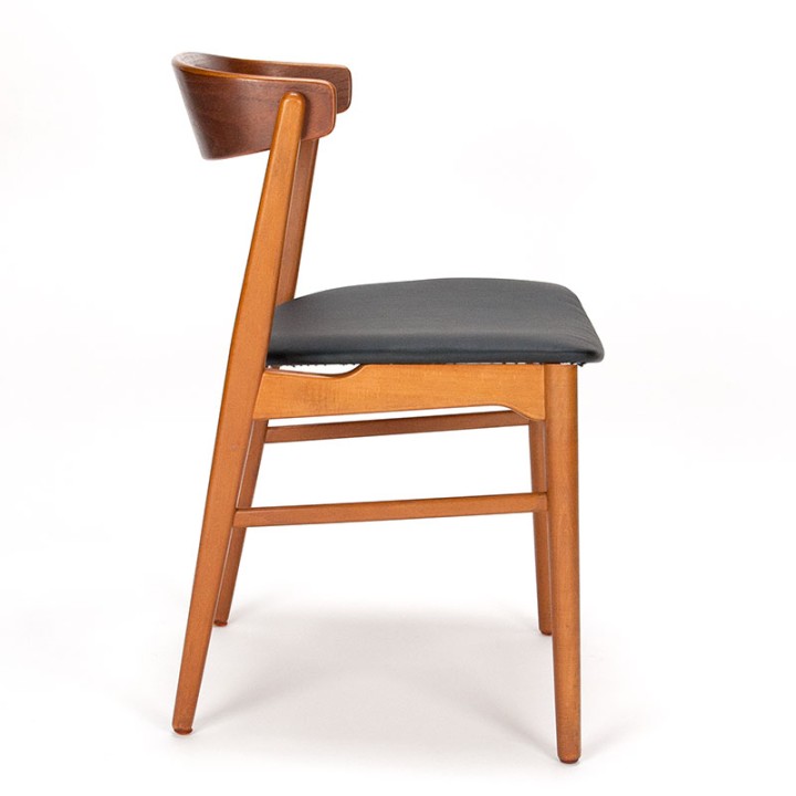 Farstrup Model 206 Mid-Century Deense stoel met ronde rug