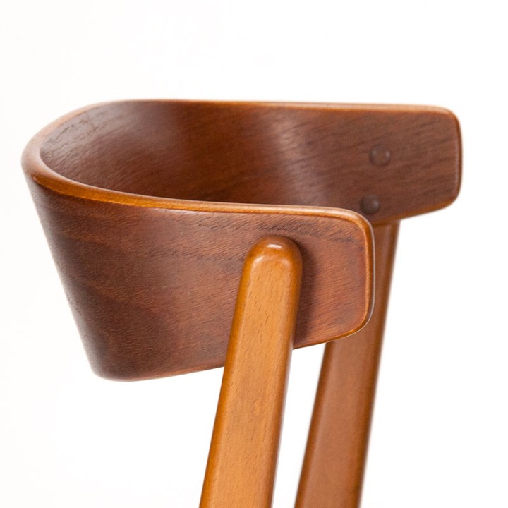 Farstrup Model 206 Mid-Century Deense stoel met ronde rug