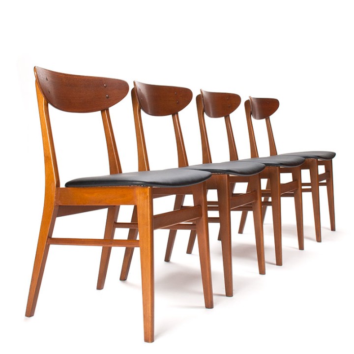 Farstrup model 210 Mid-Century set van 4 stoelen