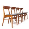 Farstrup model 210 Mid-Century set van 4 stoelen