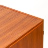 Mid-century Danish vintage teak cabinet with 2 doors and 2