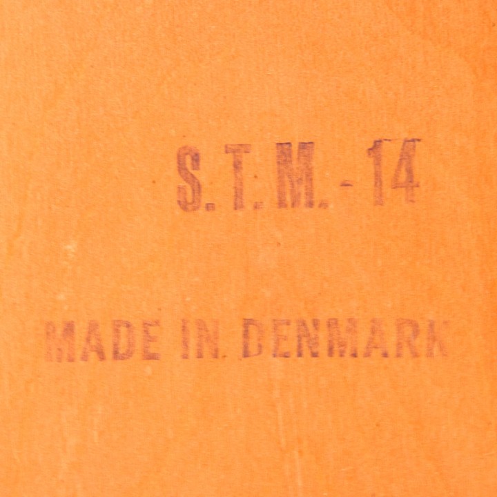 Mid-Century Deense vintage kast in teak met 2 deurtjes en 2