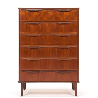 Vintage Danish Klaus Okholm design chest of drawers for