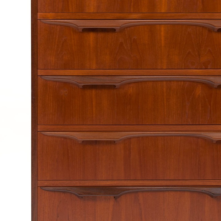 Vintage Deense Klaus Okholm design ladekast voor Trekanten