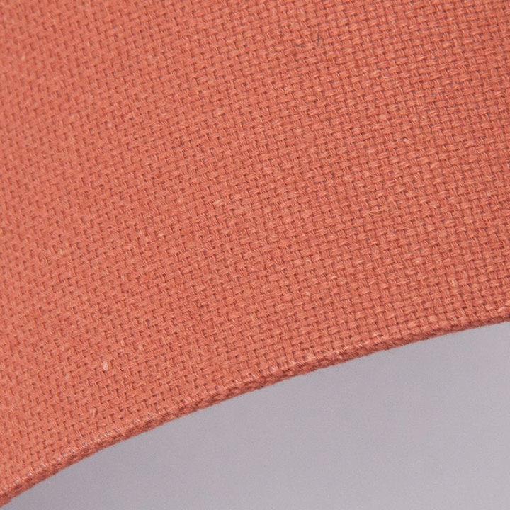 Vintage wand schaarlamp in teak met stoffen kap