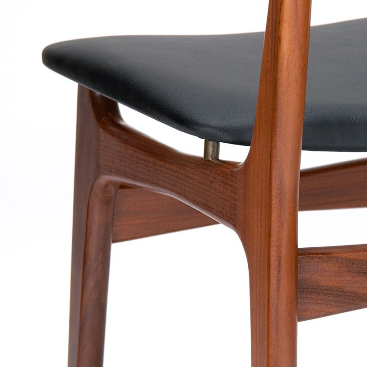 Schionning & Elgaard teak vintage dining table chair